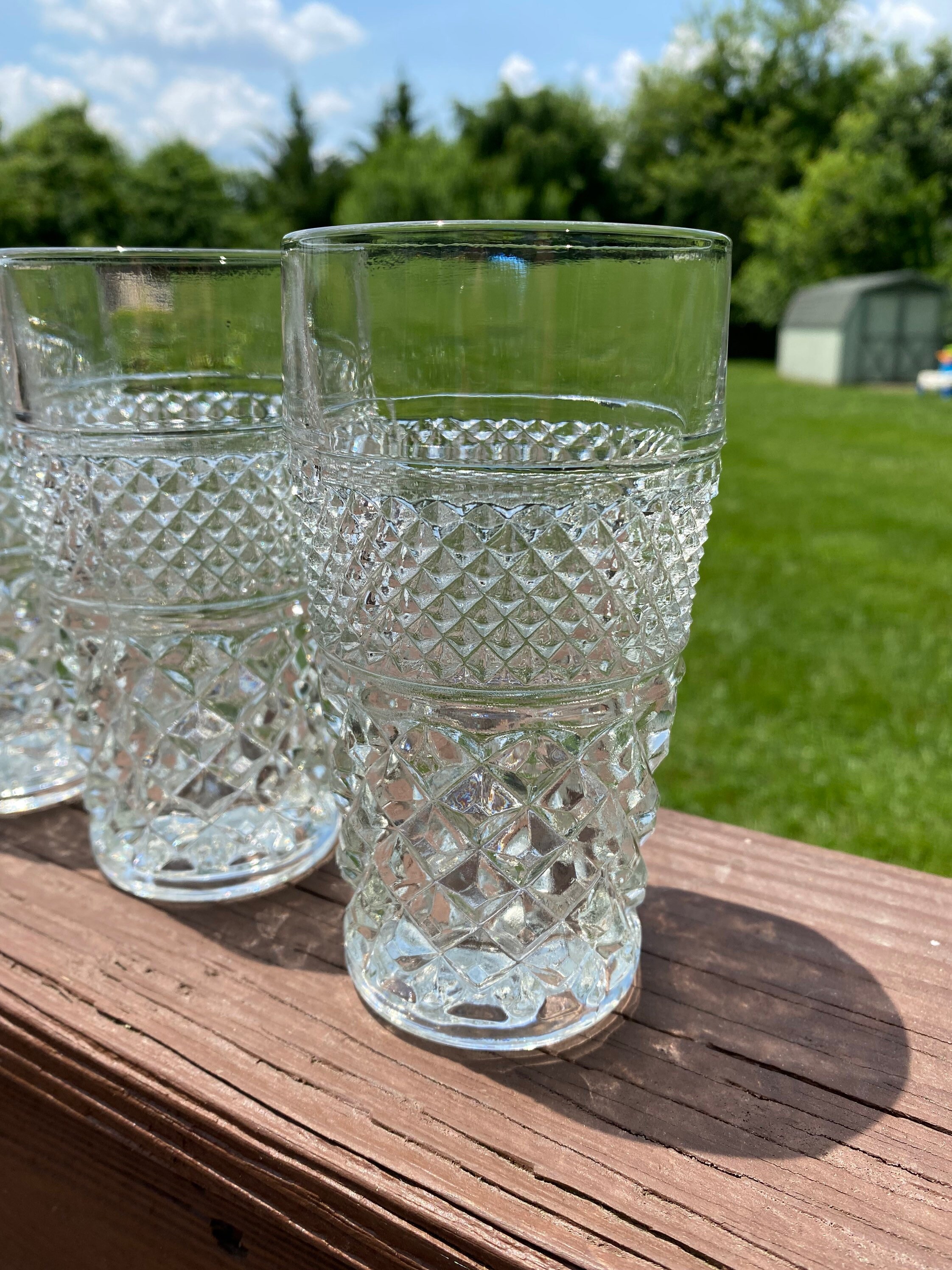 Set of 4, 8 or 12 Vintage Anchor Hocking Wexford Drinking Glasses Etsy