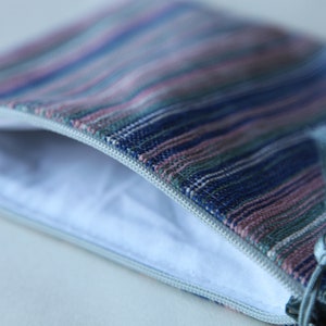Clutch azul y rosa, hecho a mano, 100% poliéster, bolso lavable, funda para Ipad, billetera clutch azul, bolso de fin de semana