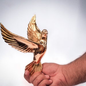 Flying Bird Wall Art Ornament, Bird Wall Decor Hanging, Resin Bird Sculpture Figurine, Bird Wall Mount Decor - Garden Patio Bird Art