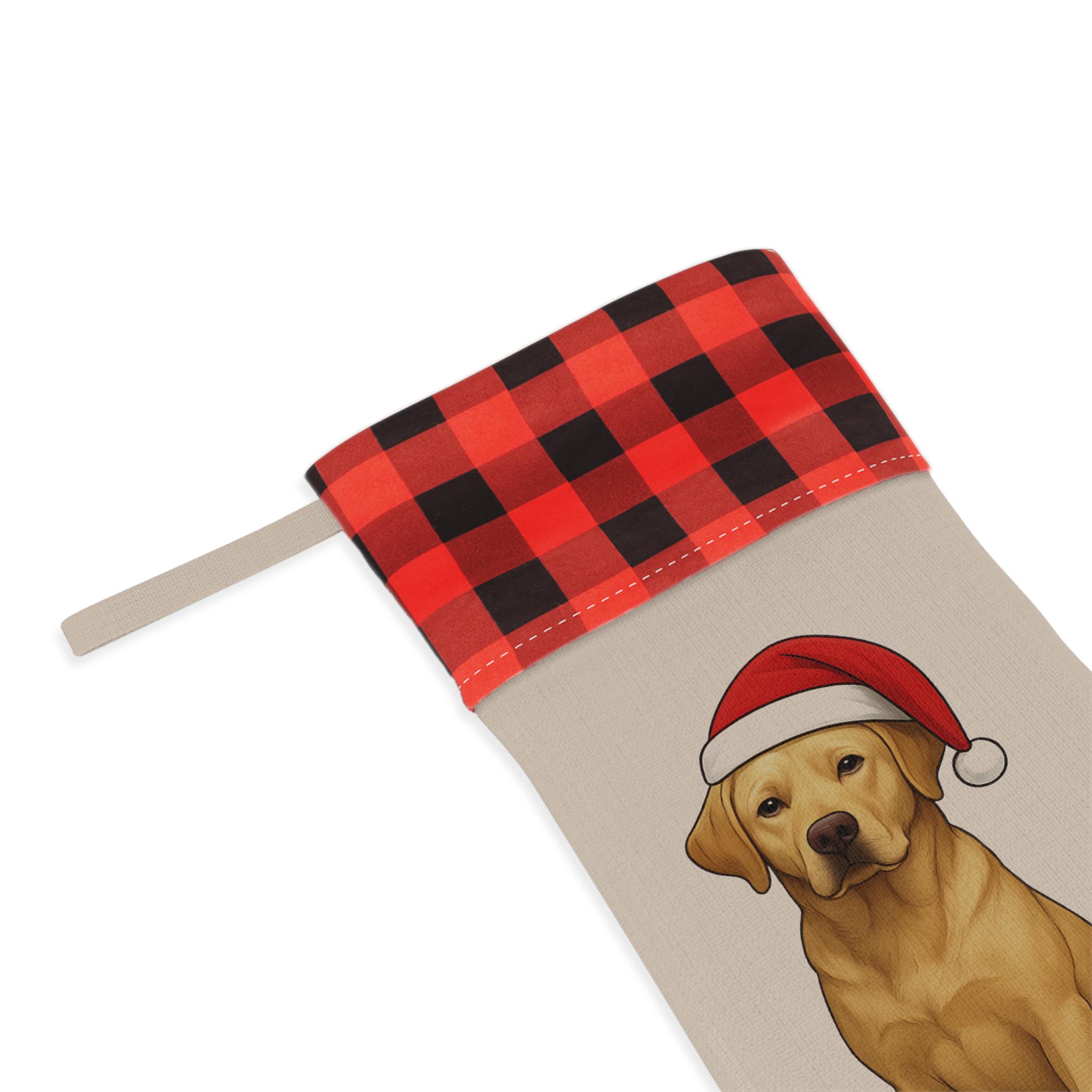 Yellow Lab Stocking Personalized Yellow Labrador Christmas Stocking – Custom Lab Mom Gift ...