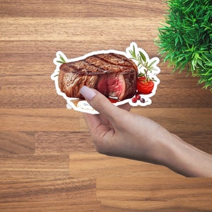 Beef Steak Sticker: BBQ Meat Lover Gift