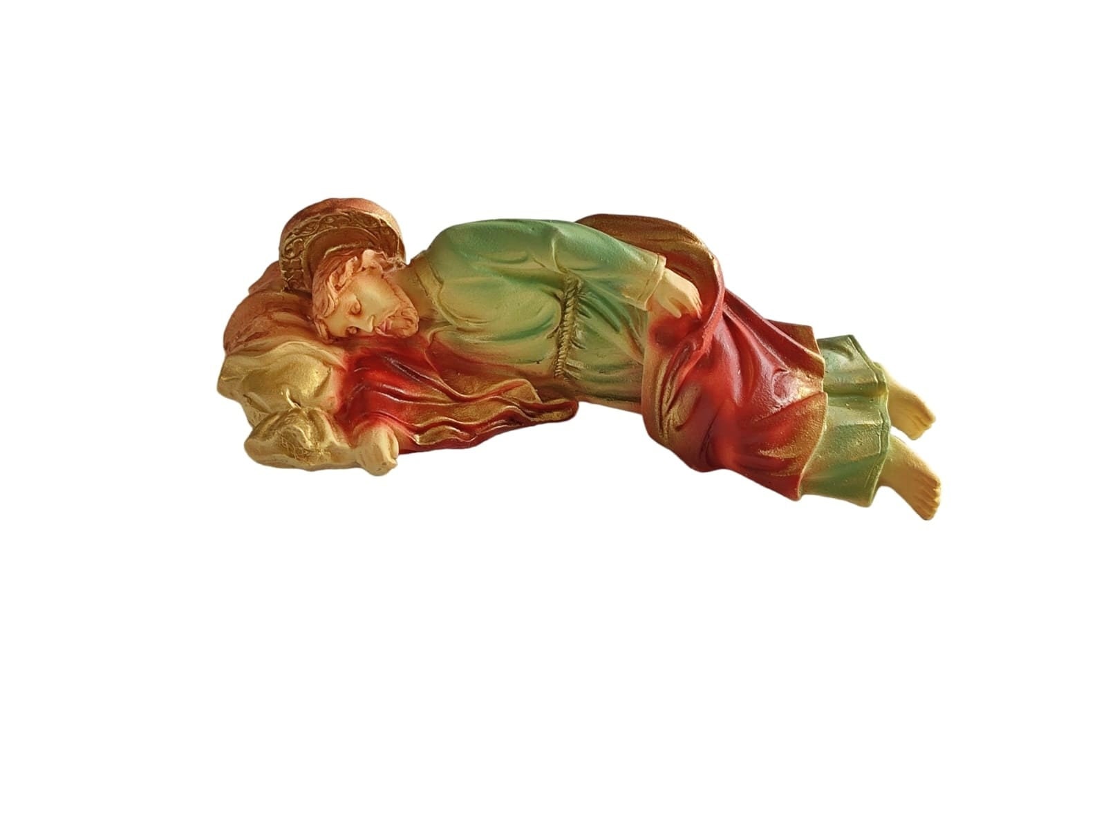 眠れる聖ヨセフ　像 眠る聖ヨセフの石像 - 祈りの意図の祭壇装飾（4.7インチ） - Etsy 日本