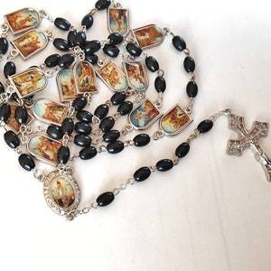 Rosary Stations of the Cross rosaries made of wood
