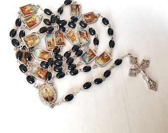 Rosary Stations of the Cross rosaries made of wood