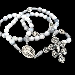 Miraculous Medal Rosary Pardon cross St Benedict medals