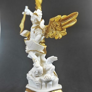 St Michael Archangel Statue Police Military Patron Saint Catholic Gift for Home