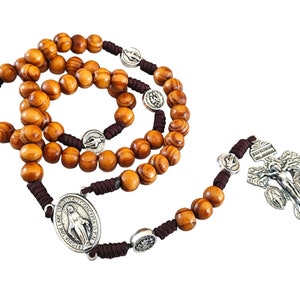 Pardon crucifix - Miraculous Medal Rosary - St Benedict medal