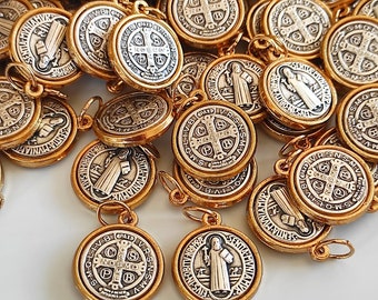 St Benedict medals Box  5-10-20-30 pcs Holy medals, catholic medals