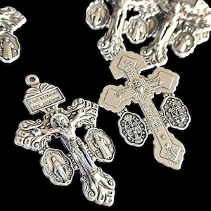 Cruz de crucifijo de perdón caja 5, 10, 20, 50 piezas cruz católica de perdón al por mayor imagen 1