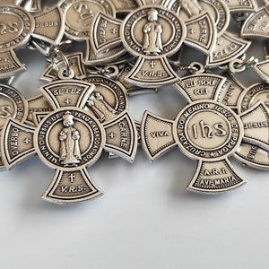 Wholesale IHS crucifix cross medals , lot bulk 6, 10, 20, 50 pcs crosses