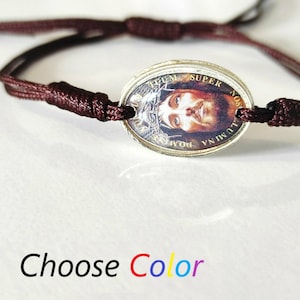 Holy Face Of Jesus Bracelet Face medals Of Jesus Catholic Bracelet