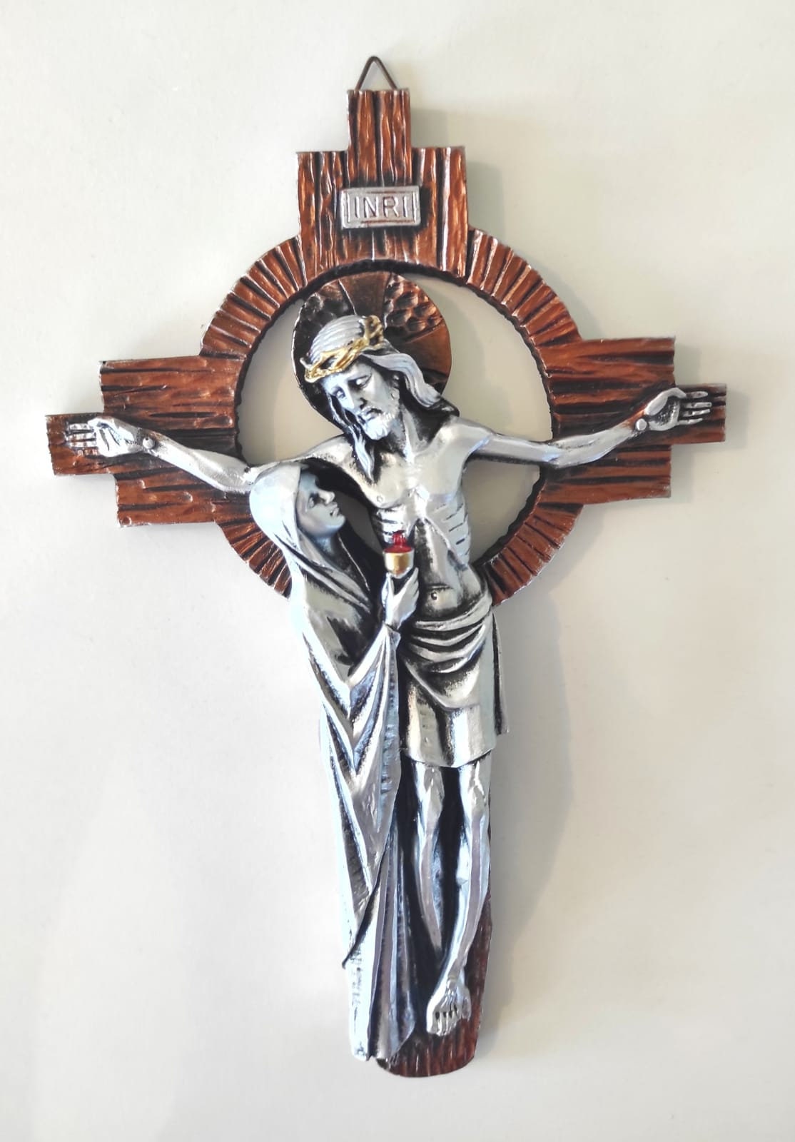 Sorrowful Mother Passion Crucifix Wall Hanging Cross Christian