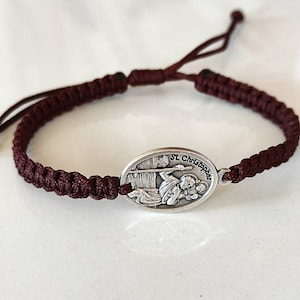 Catholic St Christopher Bracelet medals / Virgin Mary Bracelet