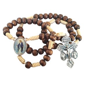 Pardon cross Rosary Miraculous Medal Rosary - Pardon cross - Prayer Beads - Catholic Chaplet  - St Benedict medals
