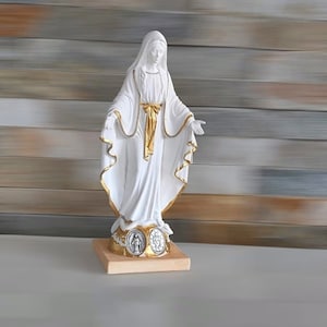 Virgin Mary statue Our Lady of Grace statue Our Lady statue of Our Lady Figure Miraculous medal