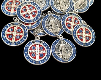 St Benedict medal, xl medal, San Benito, Saint Benedict medal, Christian medals