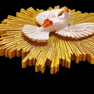 Holy Spirit of God Wall Trinity Dove Statue  Confirmation Keepsake