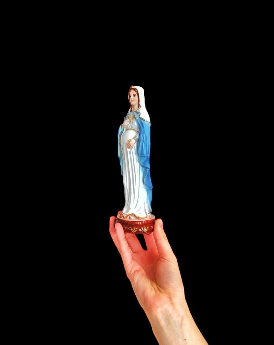 Our Lady Statue of the Pregnant Madonna Statue of Mother Mary Our Lady of  Hope - Etsy, image size:1131x1423