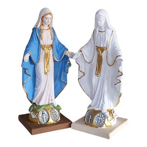 Virgin Mary statue Our Lady of Grace statue Our Lady statue of Our Lady Figure Miraculous medal