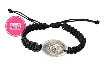 Bracelet Médaille Saint Antoine Homme Femme Saint François CADEAU