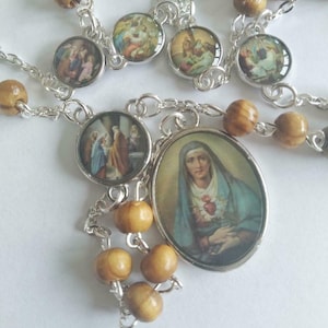 Servite Rosary Our Lady Of The Seven Sorrows  Beads Mater Dolorosa