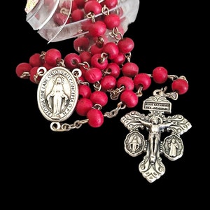 Miraculous medal Rosary Pardon Cross -Crucifix  St Benedict medals
