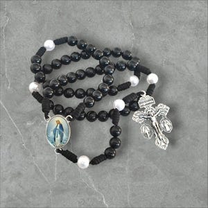 Pardon cross Rosary Miraculous Medal Rosary Holy Spirit - Pardon cross - Prayer Beads - Catholic Chaplet  - St Benedict medals