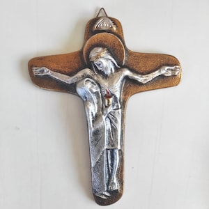 Sorrowful Mother Passion Crucifix Wall Hanging cross