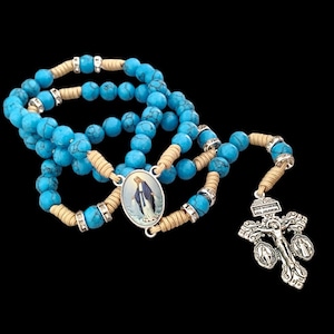 Pardon Crucifix Rosary Miraculous Medal Rosary cross St Benedict medals Rosary zircon stone GIFT