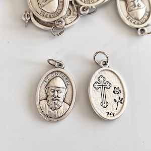 wholesale St charbel medals box  5,10, 20, 50  pcs Holy medals, catholic medals, saint Charbel medals
