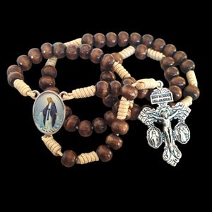 Miraculous Medal Rosary Pardon cross Rosary  - Pardon cross - Prayer Beads - Catholic Chaplet  - St Benedict medals