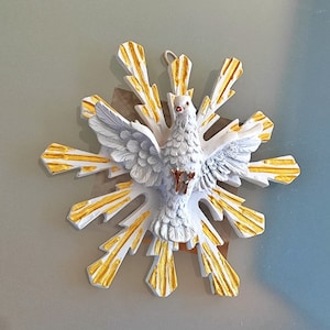 Holy Spirit Statue of God Wall Trinity Dove Statue