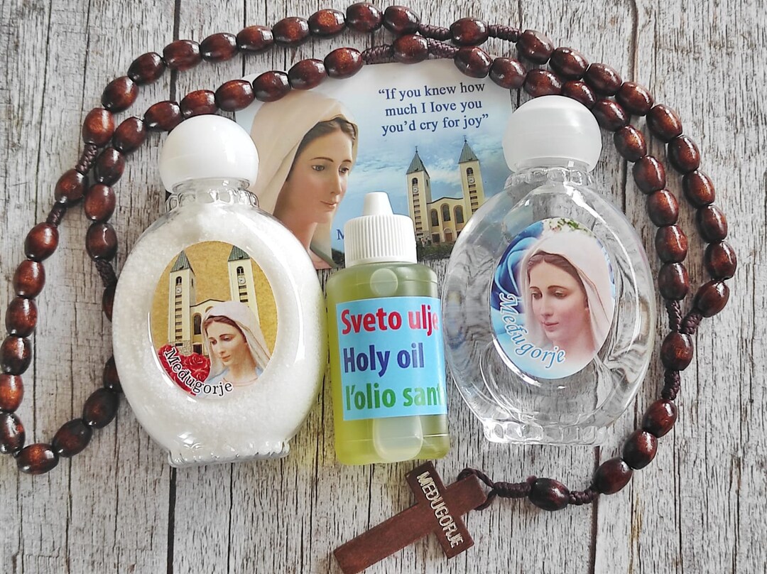 Home Blessing Kit – Anointing Oils & Cross From The Holy Land, Jerusalem, Handmade