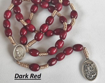 St Michael Rosary The Archangel Rosary Chaplet Catholic Prayer Beads