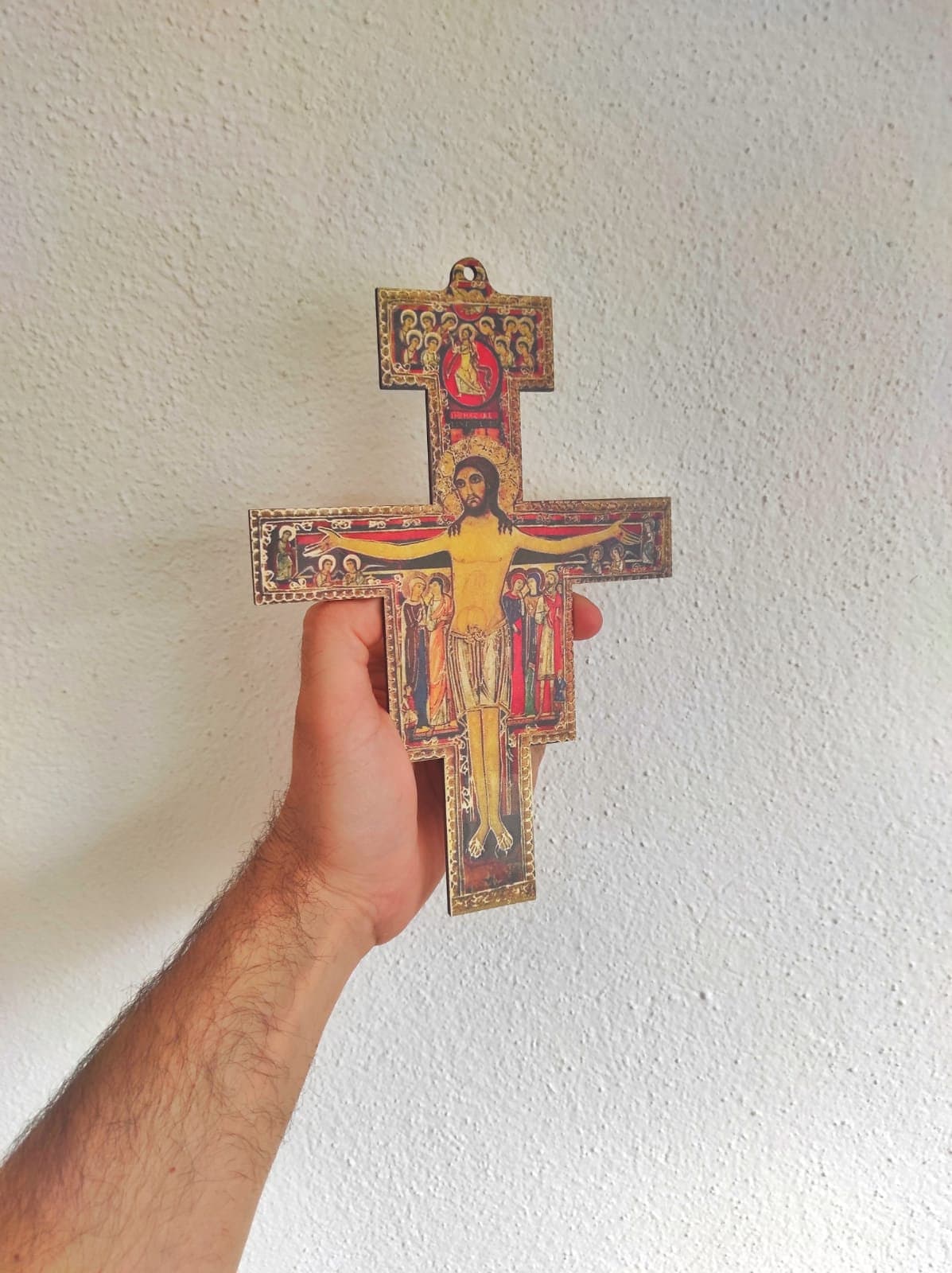 サン・ダミアーノの壁十字架 十字架にかけられたアッシジの聖