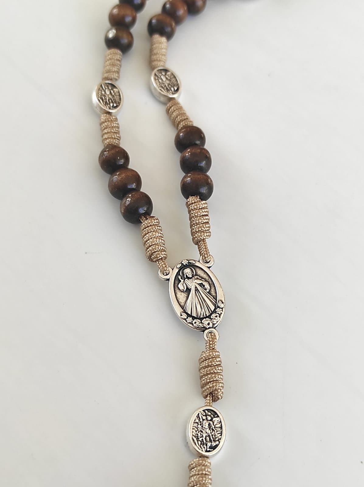 St Michael Chaplet - Crown of St Michael - St Michael Rosary - Police Officer Gift - Prayer Beads - Catholic Chaplet - Saint Michael medals