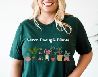 Just One More Plant Tee,Plant Mama T-shirt,Plant Lady Shirt,Gardening Shirt Gift,Crazy Plant Lady,Indoor Plant Life,Women T-shirt,Mama Life