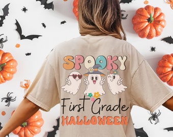 Personalized Halloween First Grade T-shirt