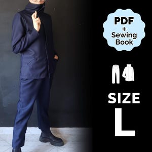 Sorcerer Professor Cosplay Pattern Large/#40 (PDF + Sewing Instructions) Digital ENG