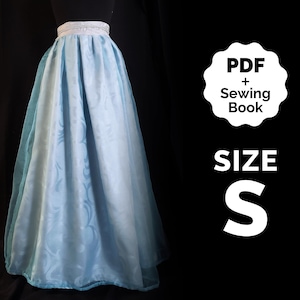 Traditional Chinese Skirt Pattern Small/#28 (PDF + Sewing Instructions) Digital ENG