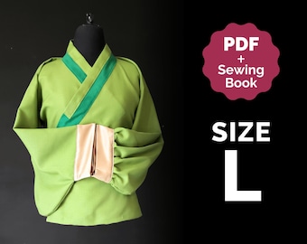 Ao Top | Chinese Top Pattern Large/#40 (PDF + Sewing Instructions) Digital ENG Maomao cosplay