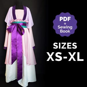 Moon Fairy Maomao Cosplay Pattern Inspired XS to XL (Pdf + Sewing Guide) ENG