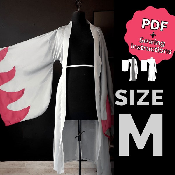 Outer Robe Cosplay Size Medium/#34 (PDF + Sewing Instructions) ENG/ESP