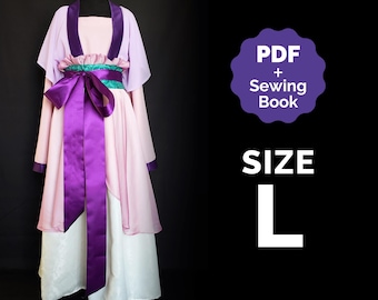 Moon Fairy Maomao Cosplay Pattern Size #40 Large (Pdf + Sewing Guide) ENG (Kusuriya no Hitorigoto Inspired)