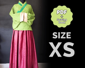 Aoqun Pattern (Hanfu Daily Dress) Extra Small | #26 (PDF + Sewing Instructions) Digital ENG | maomao cosplay dress Kusuriya no Hitorigoto