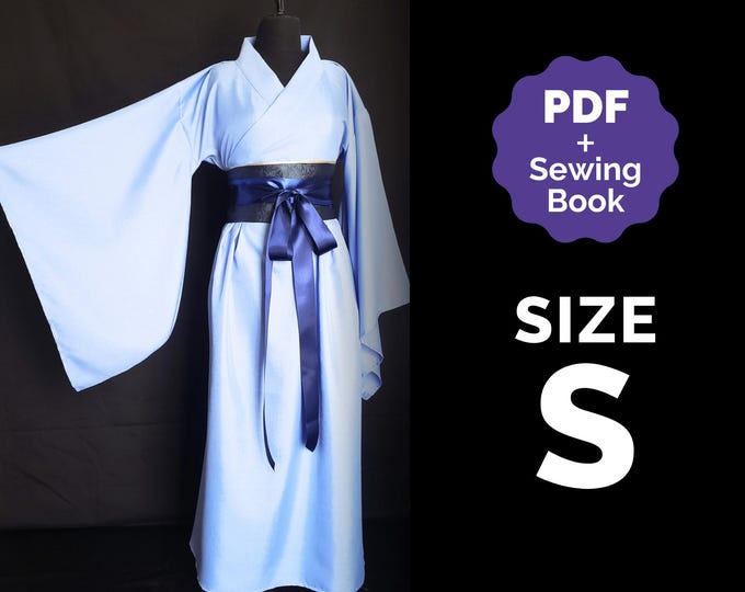PDF Pattern - Chinese Long Hanfu Robe, Hanfu Outer Coat - Etsy Canada