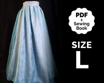 Traditional Chinese Skirt Pattern Large/#40 (PDF + Sewing Instructions) Digital ENG