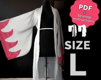 Outer Robe Cosplay Size Larg/#40 (PDF + Sewing Instructions) ENG/ESP