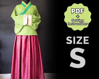 Aoqun Pattern (Hanfu Daily Dress) Small/#28 (PDF + Sewing Instructions) Digital ENG | maomao cosplay dress Kusuriya no Hitorigoto