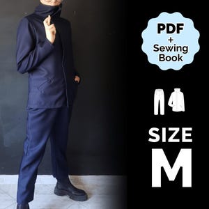 Sorcerer Professor Cosplay Pattern Medium/#34 (PDF + Sewing Instructions) Digital ENG